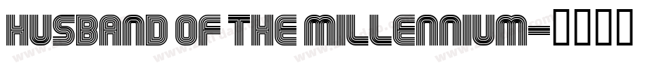 Husband of the Millennium字体转换